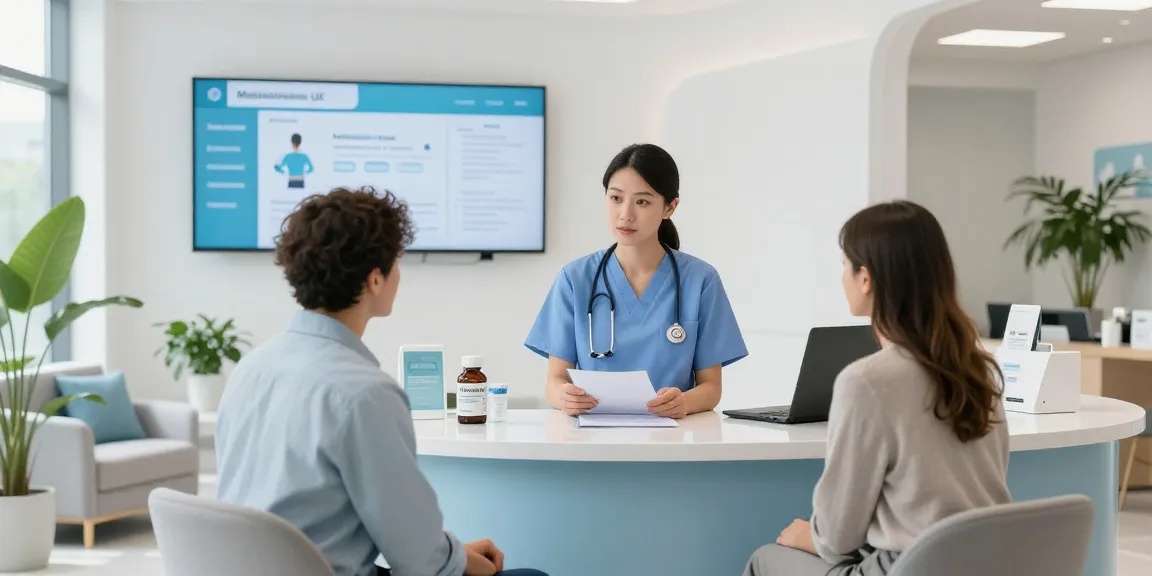Melatonina UK healthcare consultation at a modern clinic