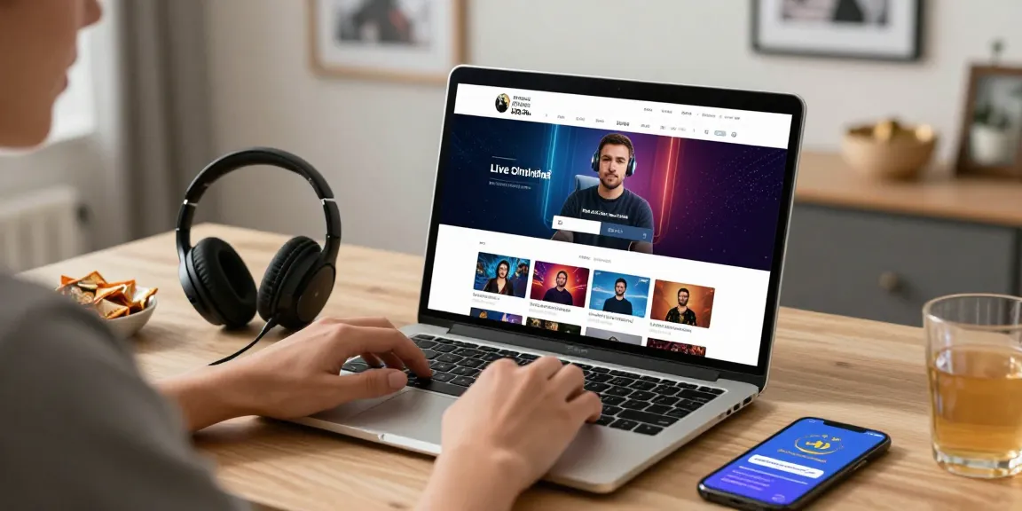 Pengguna martabak188 menikmati pengalaman perjudian online dengan antarmuka yang ramah pengguna di laptop.