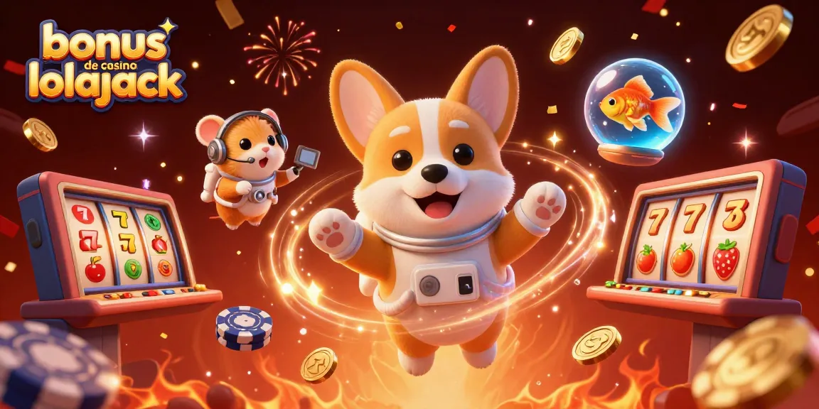 Engage with the bonus de casino lolajack and witness an epic casino scene with unique characters and vibrant imagery.