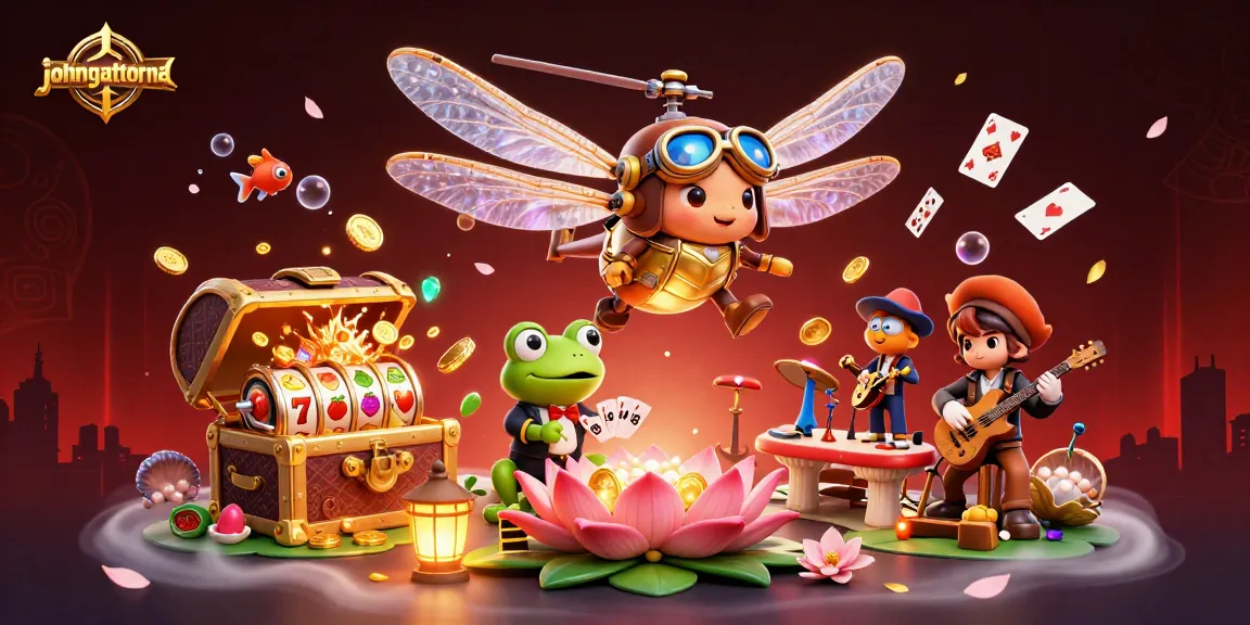 Engage in thrilling gaming experiences with johngattorna’s vibrant casino scene featuring engaging characters and games.