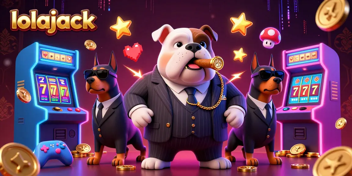 Engage in thrilling gameplay at lolajack casino with vibrant slot machines and energetic characters.