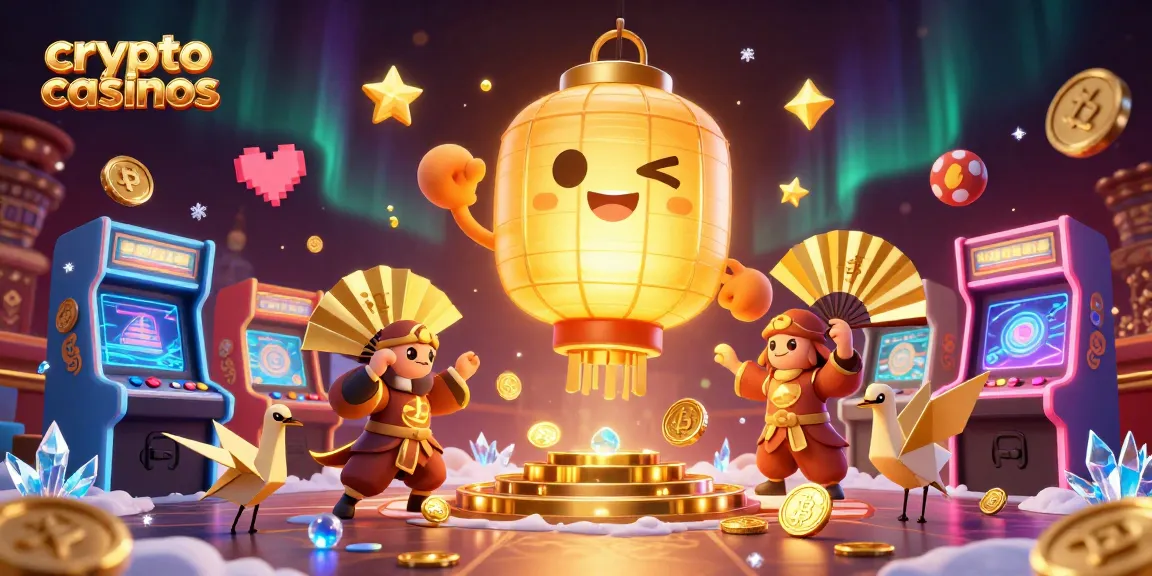Profitez des jeux dans des crypto casinos avec des lumières pétillantes et des écrans lumineux.