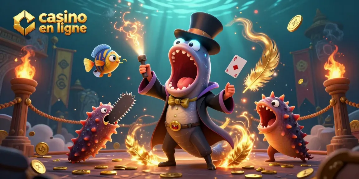 Jouez au casino en ligne avec des éléments excitants dans une scène magique sous-marine.