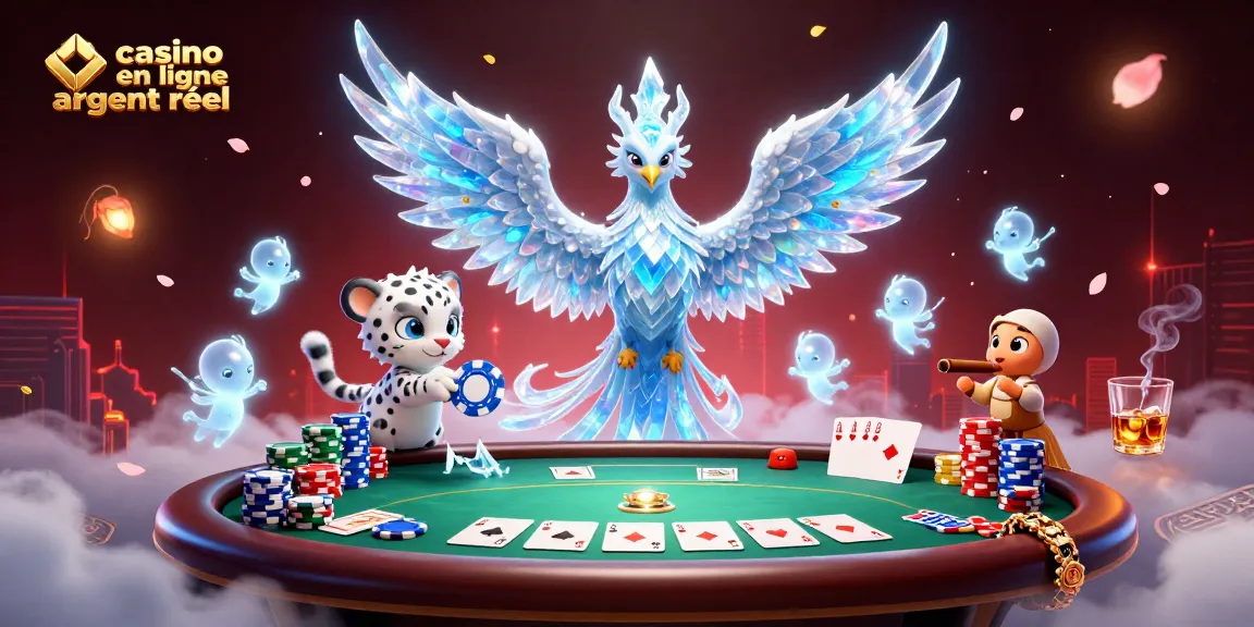 Jouez au casino en ligne argent réel avec une illustration dynamique de jeu captivante.