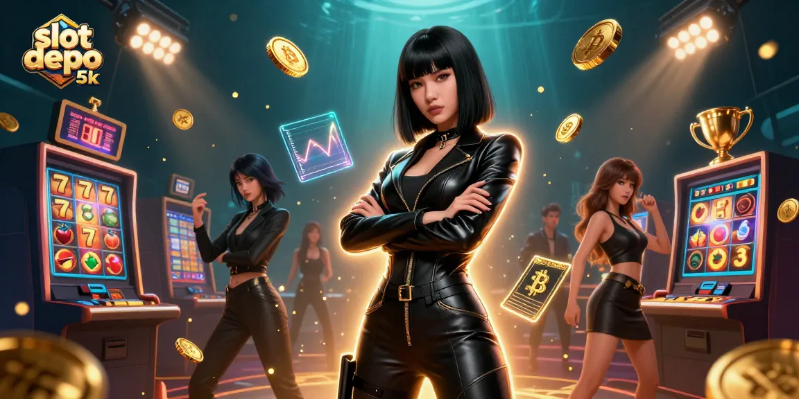 Experience thrilling action in slot depo 5k with vibrant slot reels and jackpot counters.