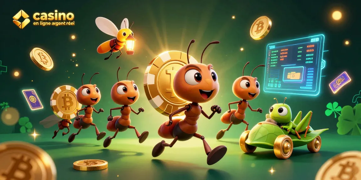 Affrontez les défis des casinos en ligne argent réel avec une équipe dynamique d'ants !