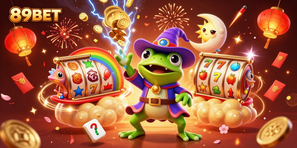 Experience the thrill at 89BET with golden coins and vibrant slot reels. Join the fun!