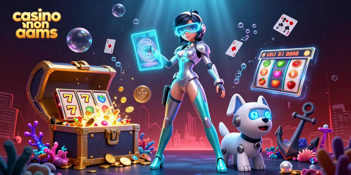 Vivi azioni emozionanti nei casino non AAMS con carte da gioco fluttuanti e rulli di slot vivaci.