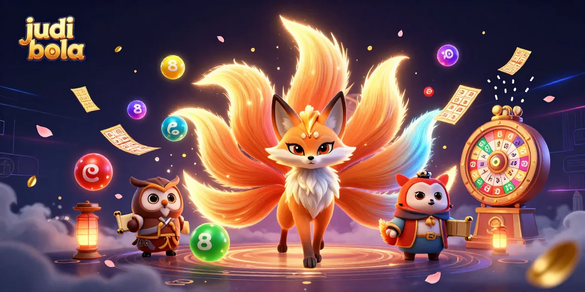 Immerse in judi bola excitement with a vibrant 3D scene, featuring mystical characters and dynamic betting elements.