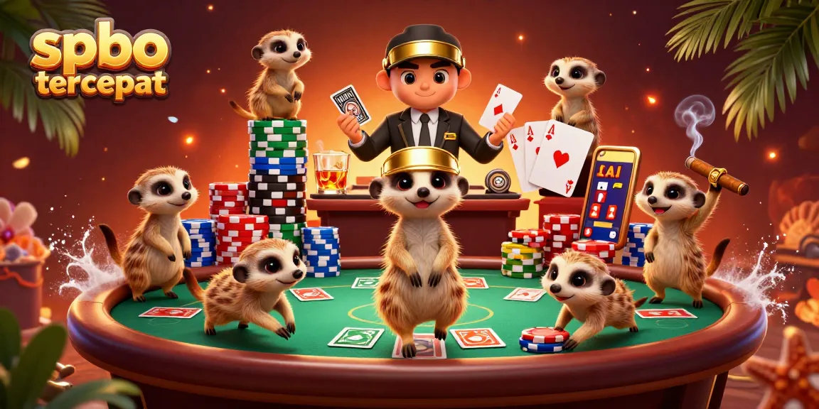 Experience excitement with the spbo tercepat meerkat casino, where playful characters engage in thrilling gambling.