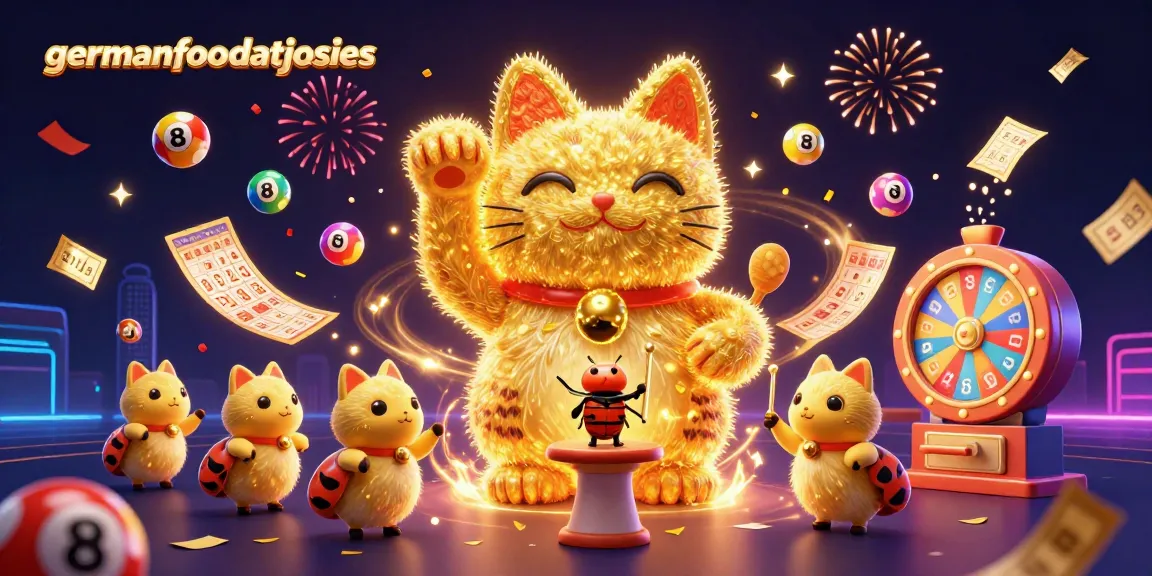 Play exciting games at germanfoodatjosies with vibrant lucky cat and dynamic lottery elements.