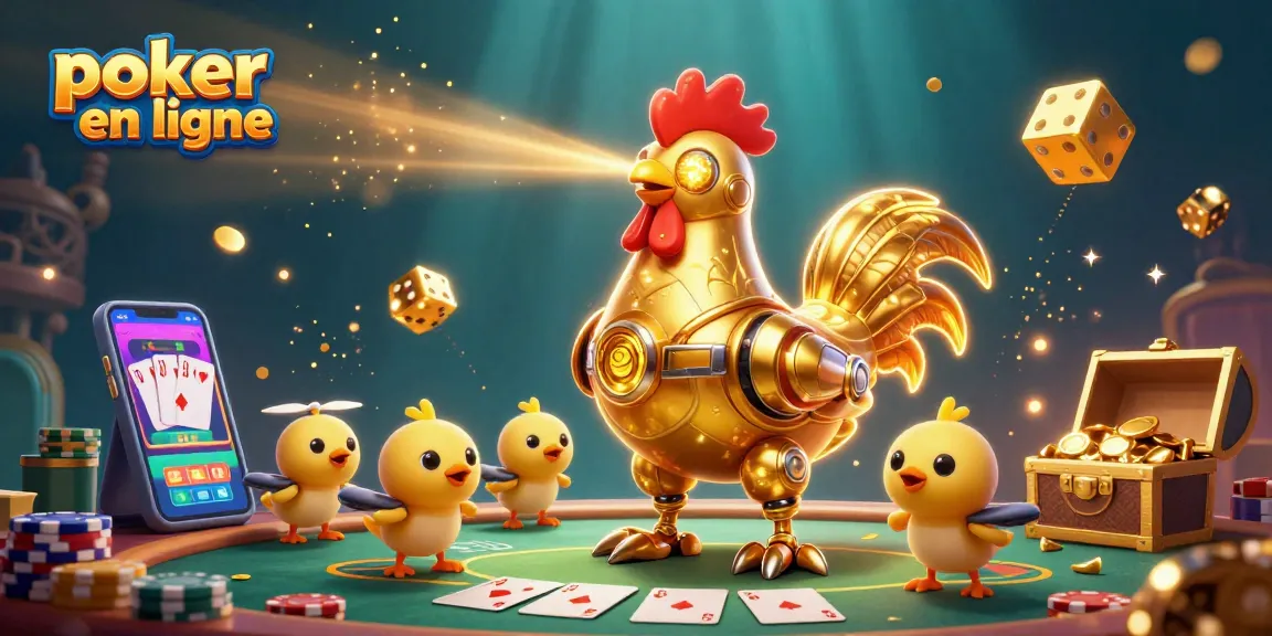 Jouez à des parties de poker en ligne avec des éléments ludiques et une ambiance dynamique.