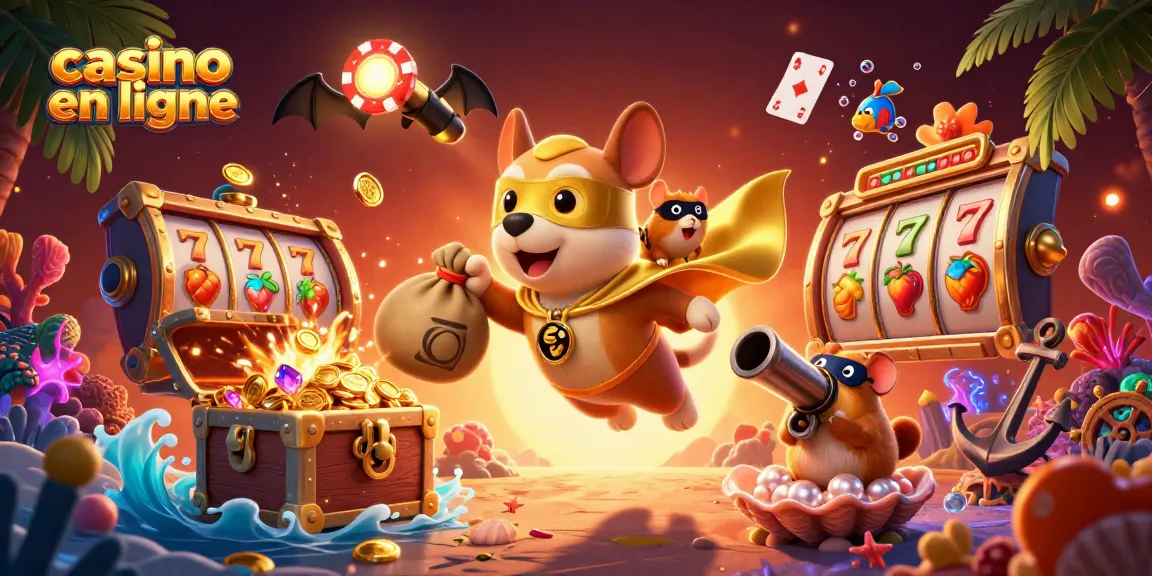 Découvrez un casino en ligne captivant avec un chien super-héros et une ambiance excitante.