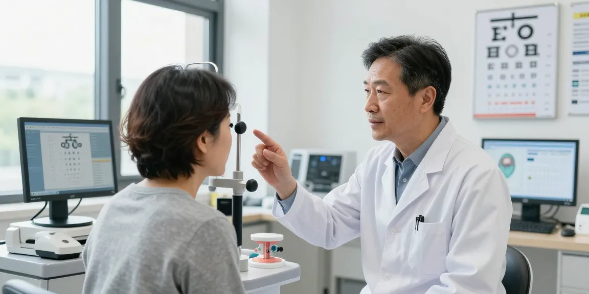 Personalized consultation at snuseoulglobal.com/vi showcasing advanced eye care options in a welcoming clinic.
