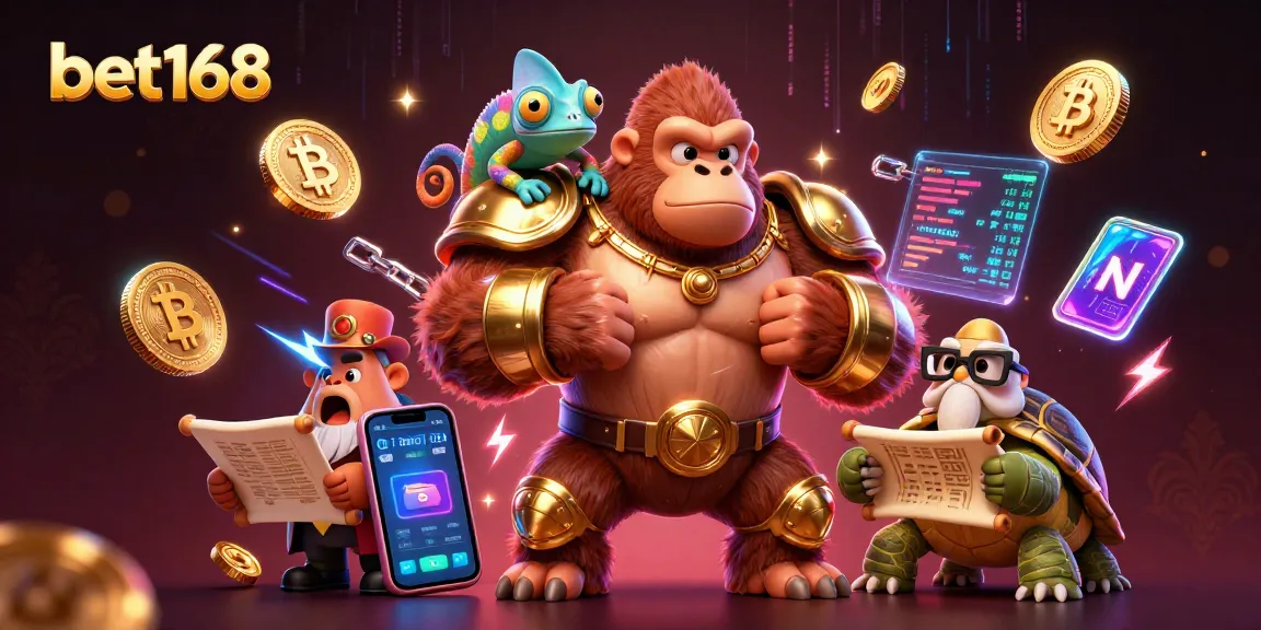 Play and win big at bet168 with dynamic casino characters and vibrant gambling elements.